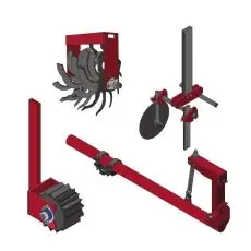 Spider Gangs, Pipe Bars & Cultivator Components